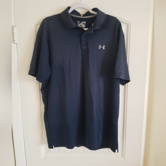 Under Armour Other - Under Armour Polo Golf Shirt Dark Blue